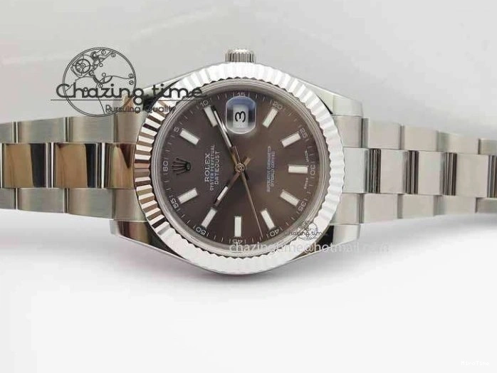 MiroTime 0325 Tailored DateJust II 41mm SS BP Maker Best Edition Dark Gray Dial On SS Bracelet SA 3735
